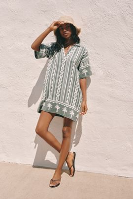 Omika Kiera Cotton Palm Tunic