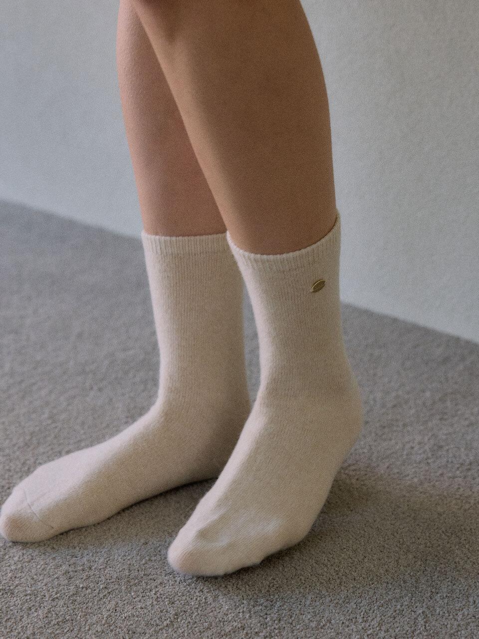 omnipotent Wool Blend Vintage Logo Socks