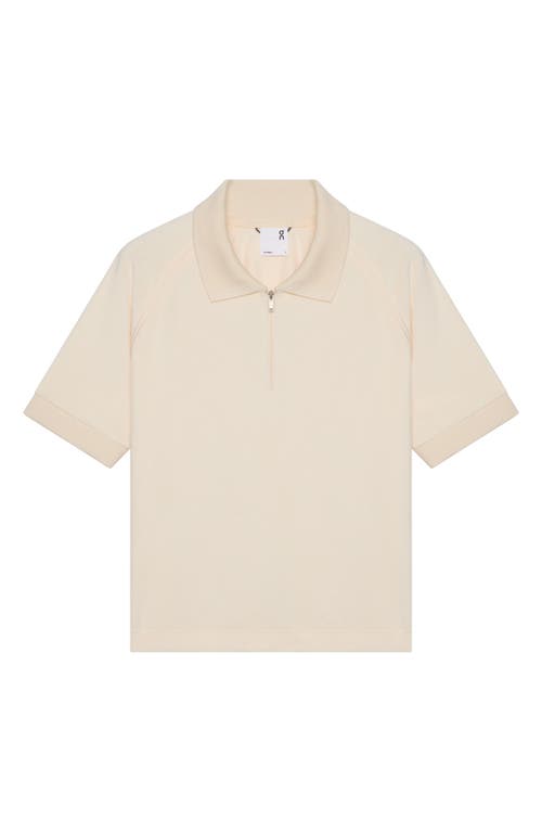 On Courtside Cotton Blend Terry Polo