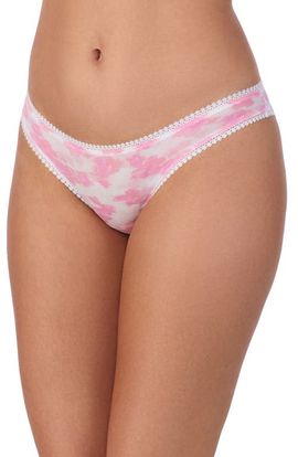 On Gossamer On Gossamer Triple Mesh Print Bikini