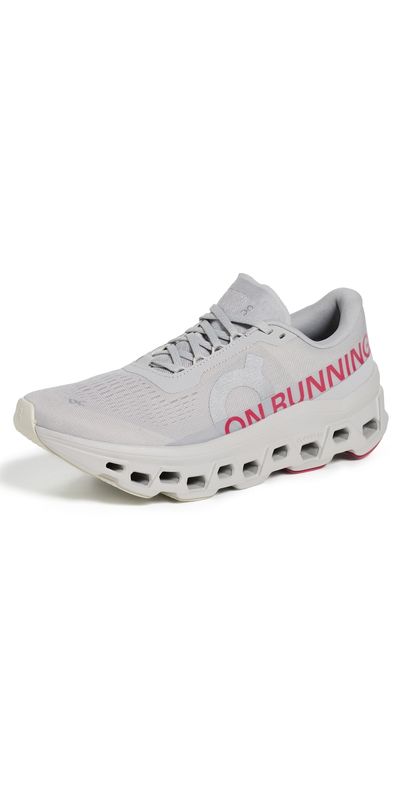 On On Cloudmonster 1 Sneakers Silver/Camellia