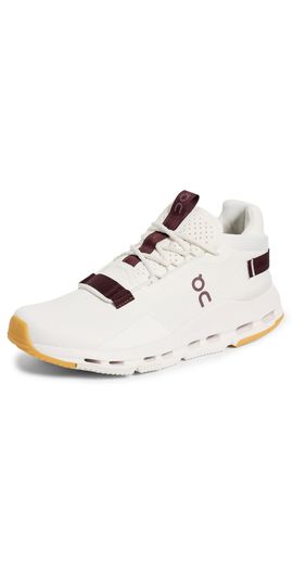 On On Cloudnova 2 Sneakers Ivory/Maroon