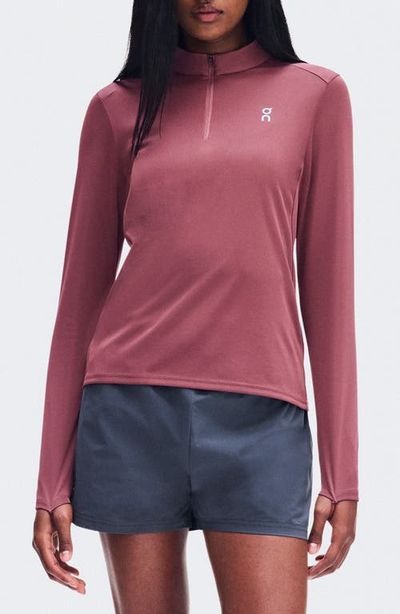On On Core Quarter Zip Performance Top