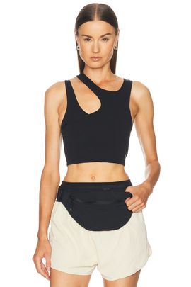 On On Studio Asymmetric Crop Top