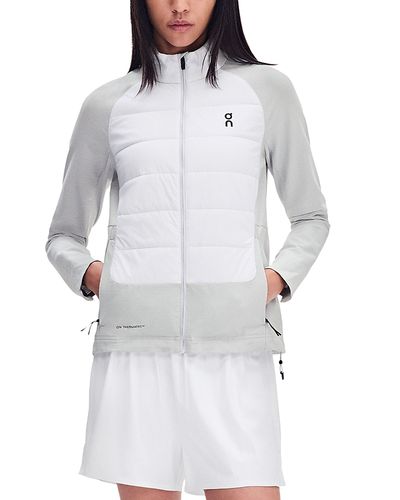 On On Weather Hybrid Mock Neck Thumb Hole Cuff Jacket
