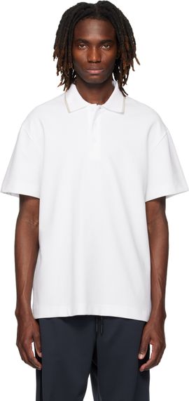 On On White Courtside Polo