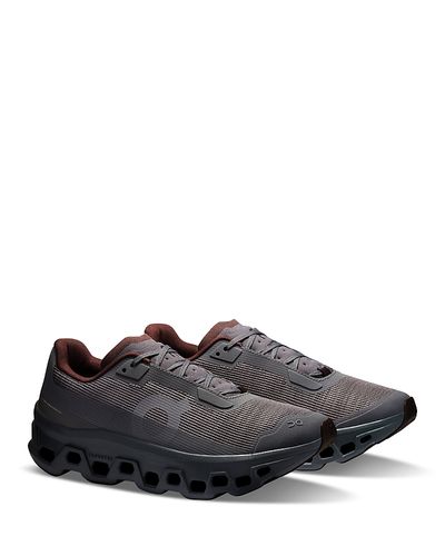 On On Women's Cloudmonster Void Sneakers in Ember/Ox
