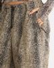 On x Zendaya Python Print High Waist Wide Leg Performance Pants - 4