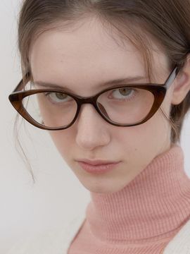 One Brilliant Contemporary Minimalist Eyewear [Brown] (OB513)