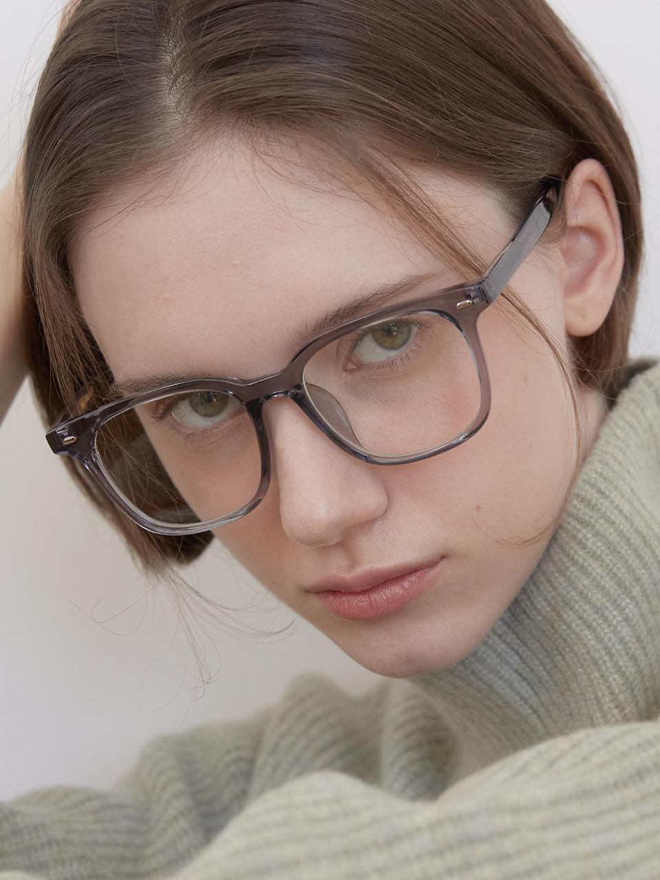 One Brilliant Contemporary Minimalist Eyewear [Grey] (Roy-OB487)