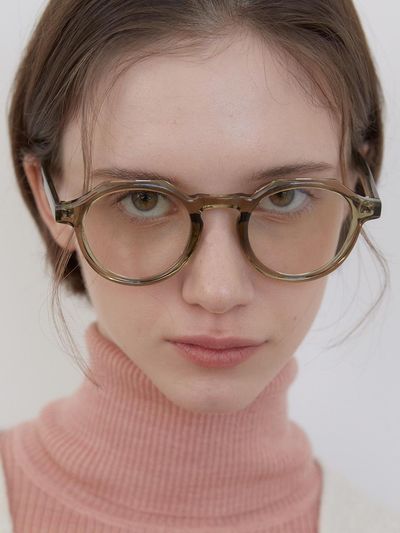 One Brilliant Contemporary Trendy Eyewear [Khaki] (OB506)
