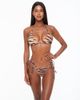 One Empire One Empire Iris Leo Print Triangle Tie Bikini Bottoms - 2