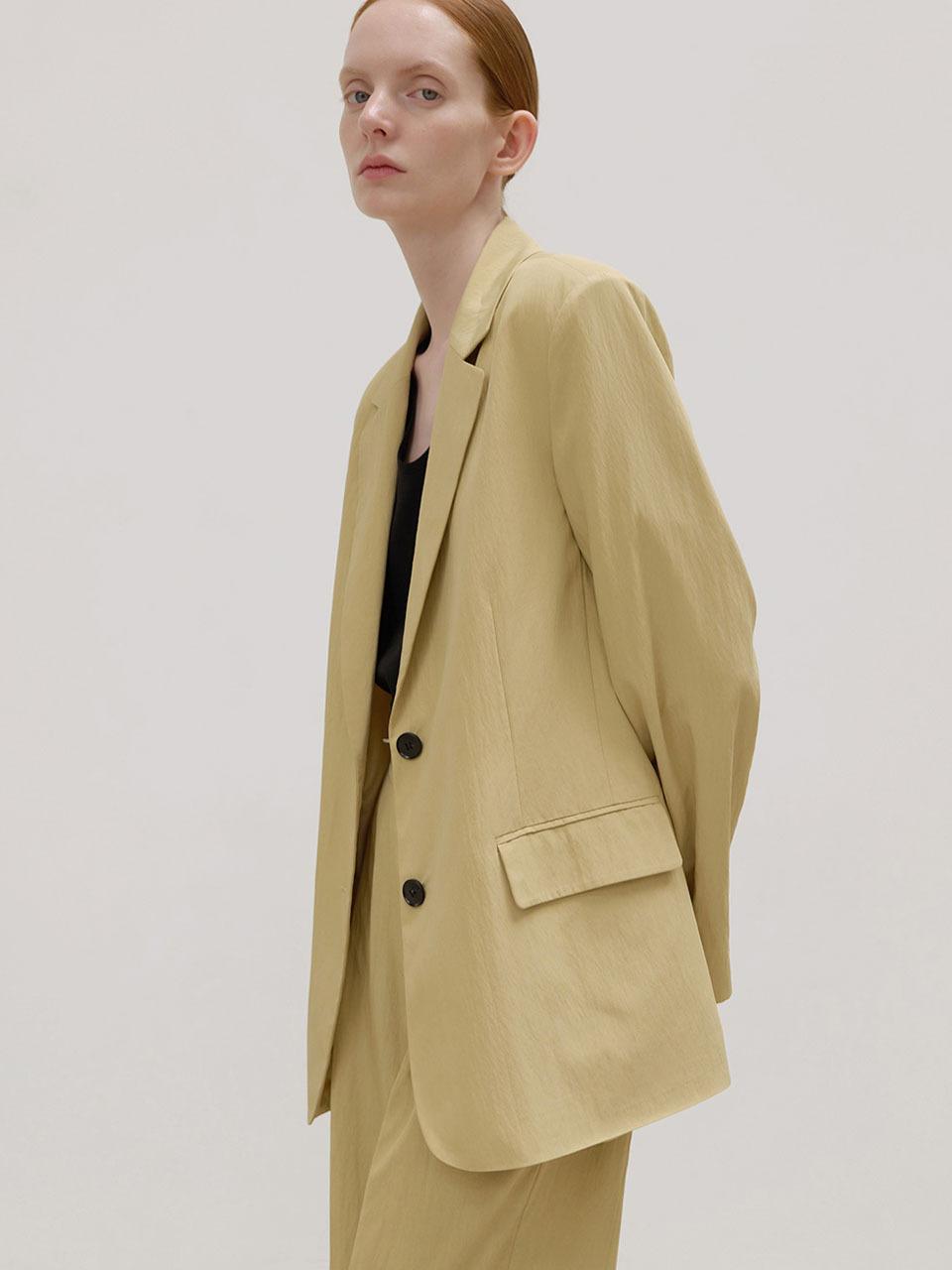 ONE Light Single Jacket_BEIGE