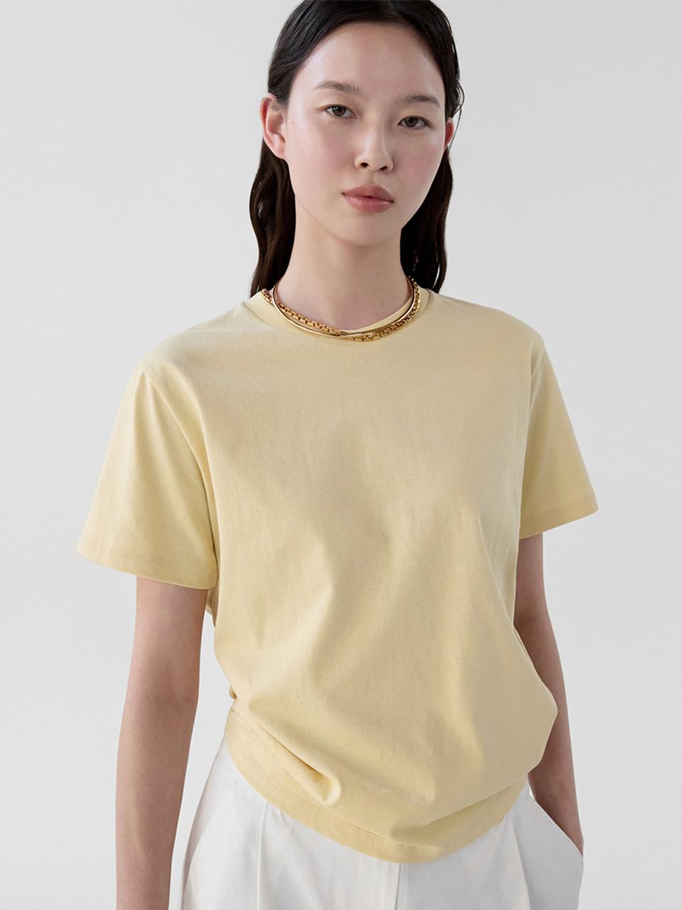 ONE Mild Short Sleeve T-shirt [Buttery Yellow]