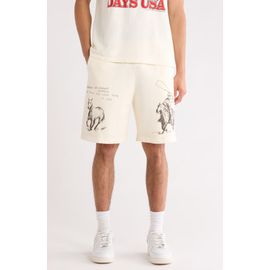 ONE OF THESE DAYS ONE OF THESE DAYS What Today Cotton Fleece Sweat Shorts
