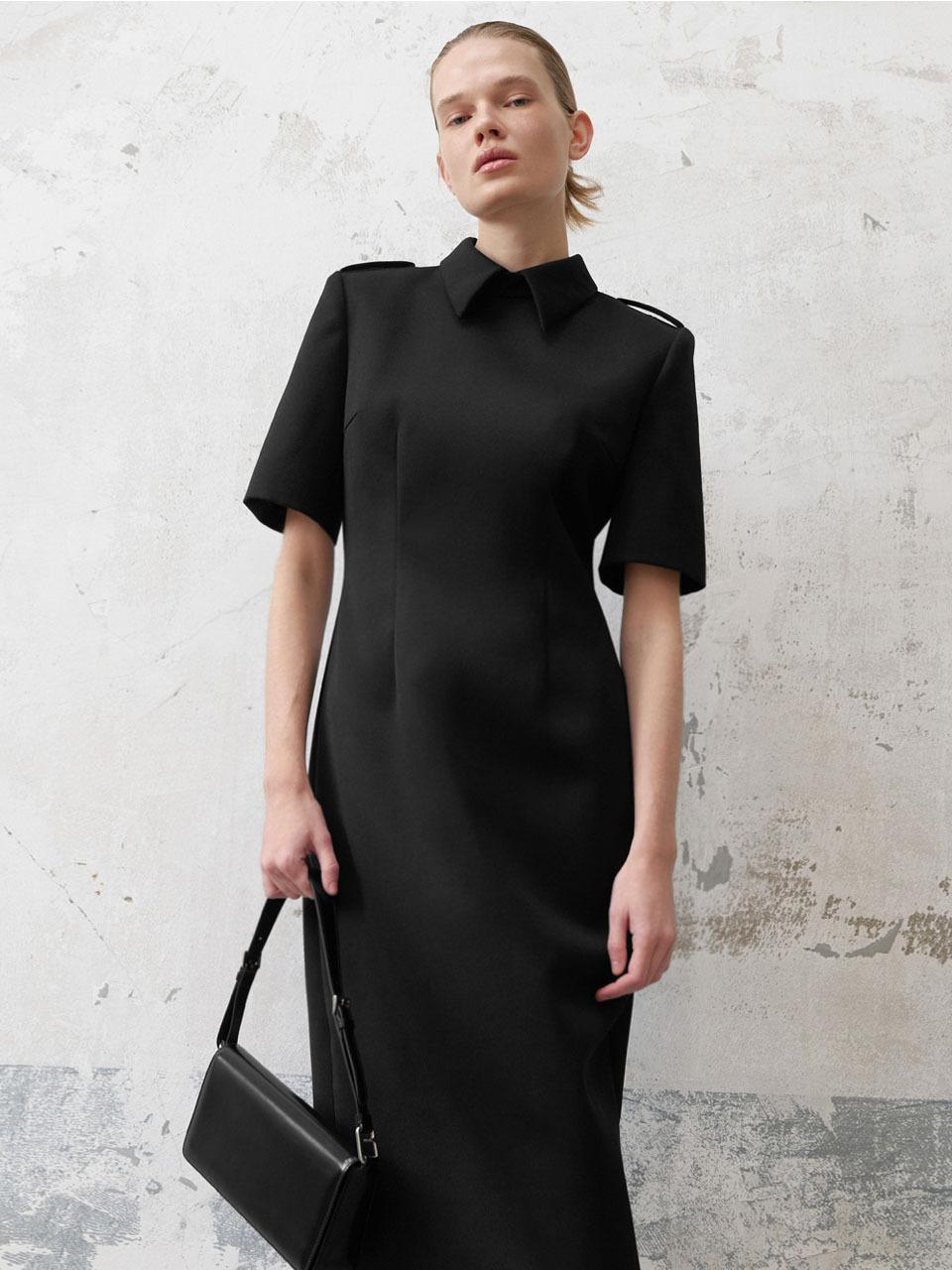 ONE Silhouette Collar Dress