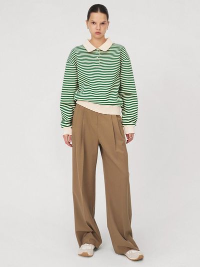ONE ST Collar Sweatshirt_GREEN