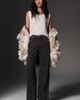 One Teaspoon Jackson Mid-Rise Wide-Leg Studded Jeans - 1