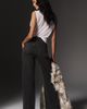 One Teaspoon Jackson Mid-Rise Wide-Leg Studded Jeans - 3