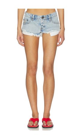 One Teaspoon One Teaspoon Dukes Low Waist Denim Shorts