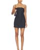 One Teaspoon One Teaspoon Pamela Strapless Tube Mini Denim Dress - 1