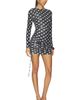 One Teaspoon One Teaspoon Polka Darling Sheer Mesh Ruched Mini Dress - 2