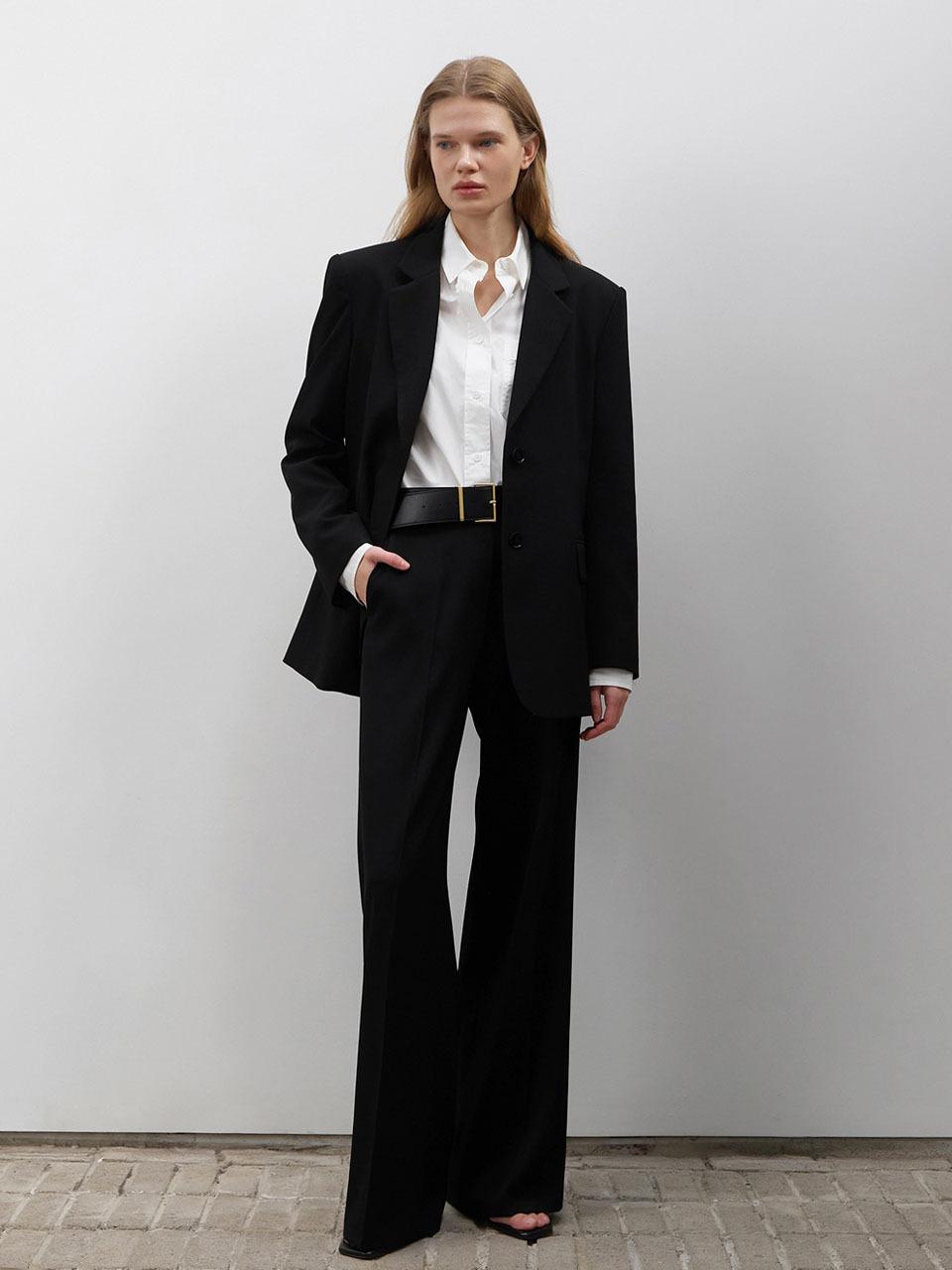 ONE Wrinkle Free Slacks_BLACK