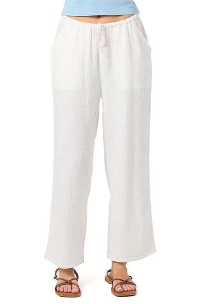 O'Neill O'Neill Brenda Cotton Gauze Wide Leg Pants