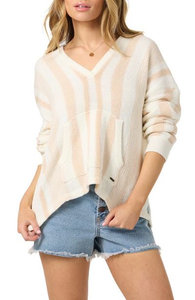 O'Neill O'Neill Catamaran Stripe Cotton Blend Sweater Hoodie