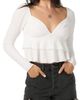 O'Neill O'Neill Chloey Ruffle Jacquard Peplum Top - 1