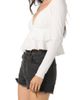 O'Neill O'Neill Chloey Ruffle Jacquard Peplum Top - 3