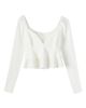 O'Neill O'Neill Chloey Ruffle Jacquard Peplum Top - 5