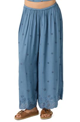O'Neill O'Neill Delaney Eyelet Wide Leg Pants