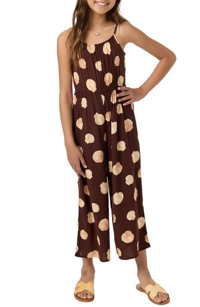 O'Neill O'Neill Kids' Liana Camila Shell Print Jumpsuit