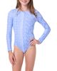 O'Neill O'Neill Kids' Surf Abstract Cutout Long Sleeve One-Piece Swimsuit - 1