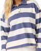 O'Neill O'Neill Kyra Striped Long Sleeve Crop Polo - 4