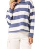 O'Neill O'Neill Kyra Striped Long Sleeve Crop Polo - 5