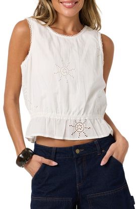 O'Neill O'Neill Lanisa Eyelet Peplum Tank