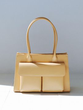 oneninenineone Annie Twin Pocket Bag_Beige