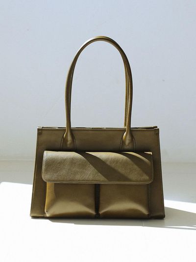 oneninenineone Annie Twin Pocket Bag_Khaki