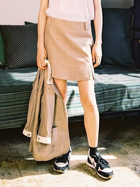 oneninenineone Brown Mini Skirts