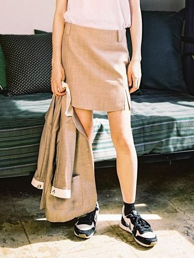 oneninenineone Brown Mini Skirts