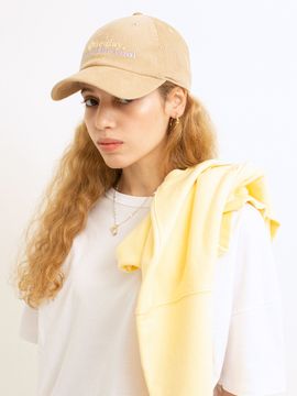 oneninenineone Corduroy Ball Cap_Beige