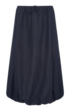 Onia Onia Air Linen Bubble Maxi Drawstring Skirt