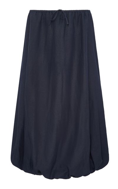 Onia Onia Air Linen Bubble Maxi Drawstring Skirt