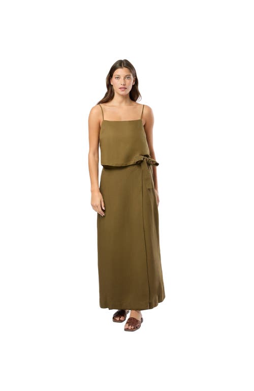 Onia Onia Air Linen Maxi Wrap Skirt