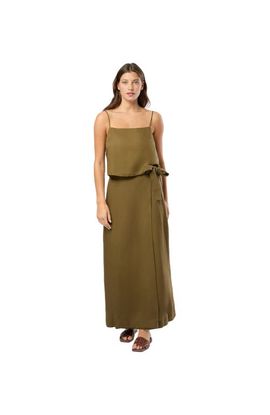 Onia Onia Air Linen Maxi Wrap Skirt
