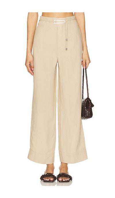 onia onia Air Linen Paperbag Trouser