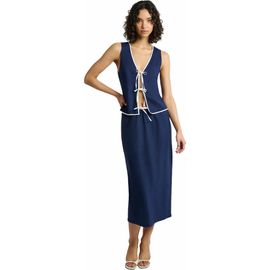 Onia Onia Air Linen Tie Front Tank