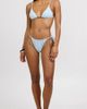 Onia Onia Beaded Jolie Ribbed Bikini Top in Baby Blue, Women's at Urban Outfitters - 1